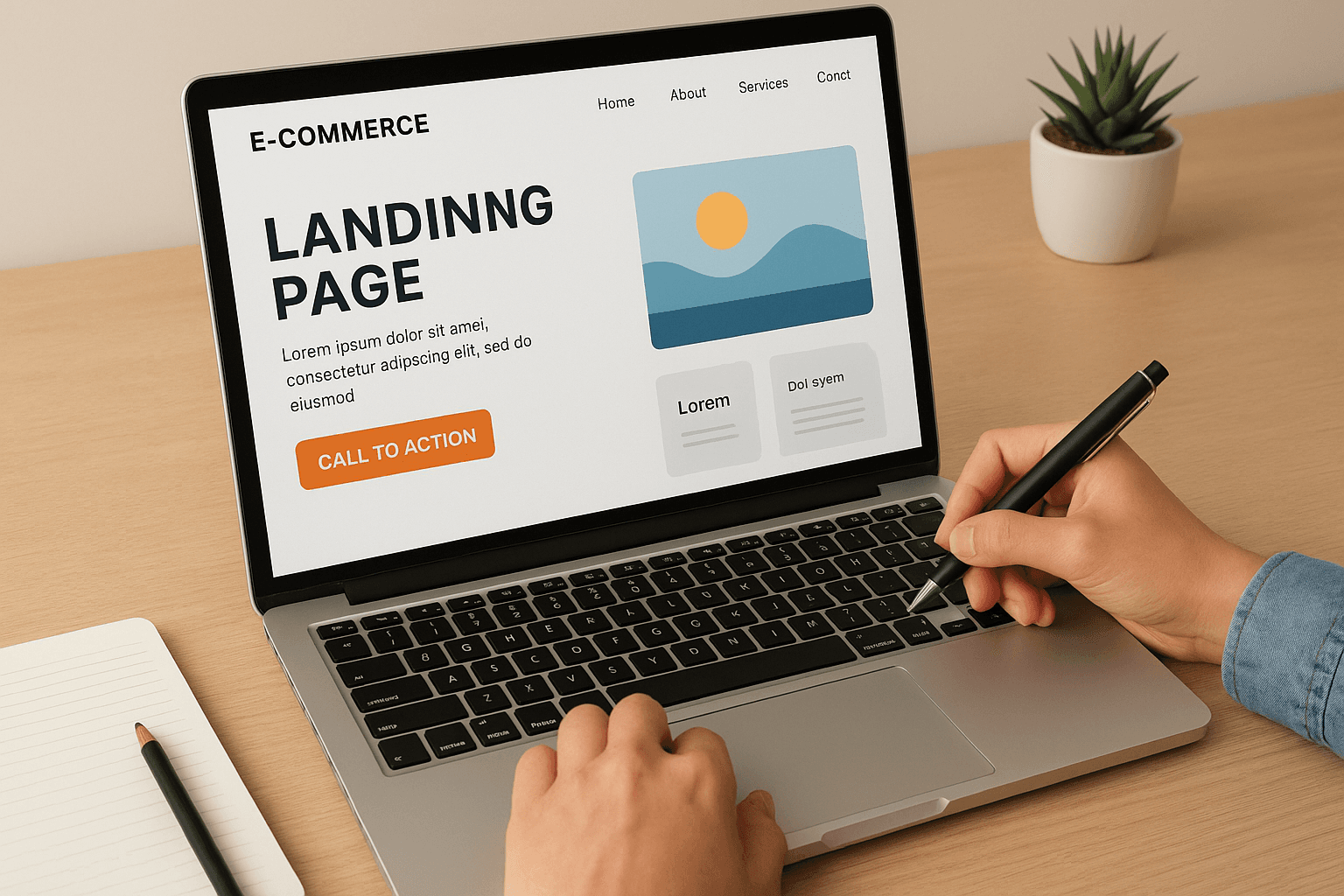 Landing Page Design